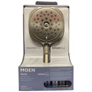 Moen Verso Handheld Shower with Infiniti Dial, Brushed Nickel